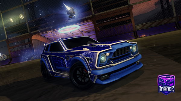 A Rocket League car design from cewosu