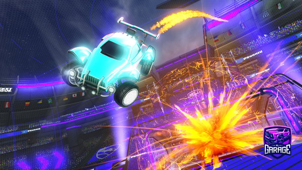 A Rocket League car design from reset3037