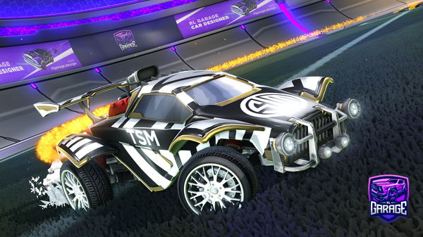 A Rocket League car design from BACK_35