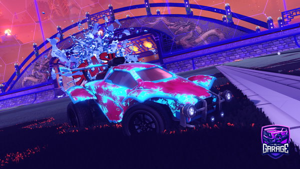 A Rocket League car design from scalambo