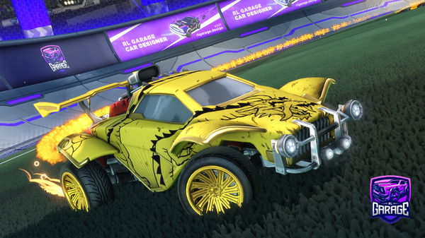 A Rocket League car design from Madsten