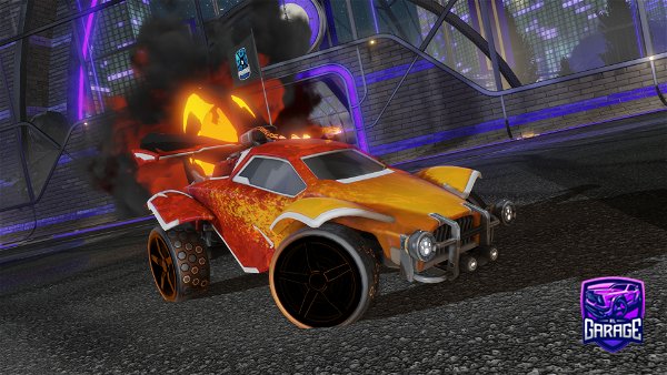 A Rocket League car design from DemiTheSkeleton