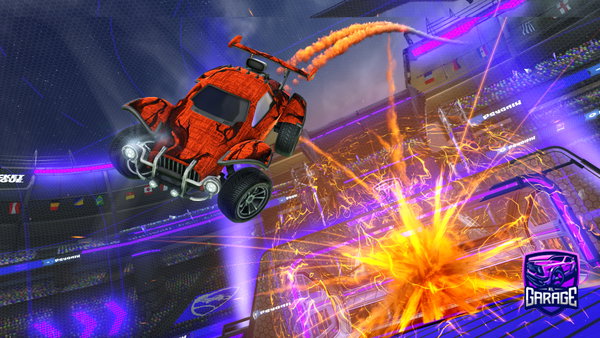 A Rocket League car design from BotCow27