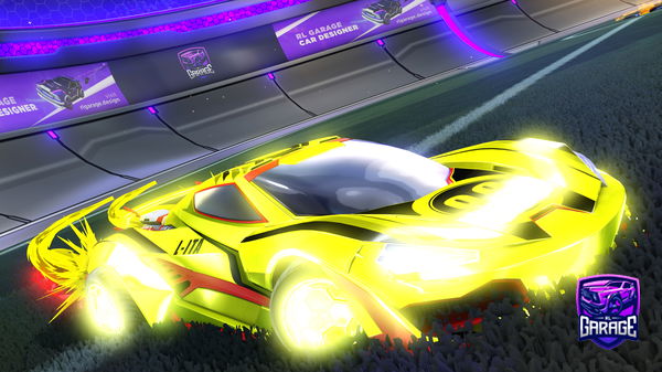 A Rocket League car design from Redninja2117