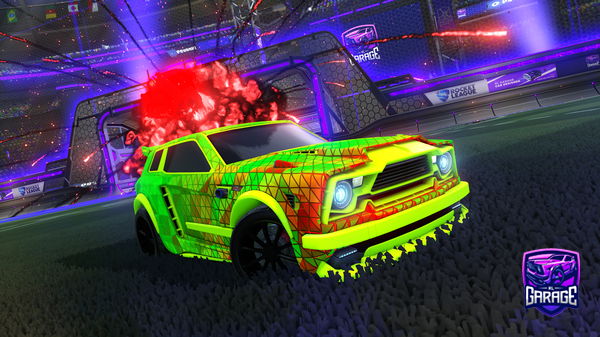 A Rocket League car design from GummyBears11