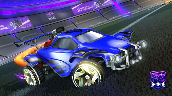 A Rocket League car design from Tapelesslime851