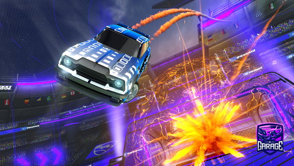 A Rocket League car design from Kotopes25