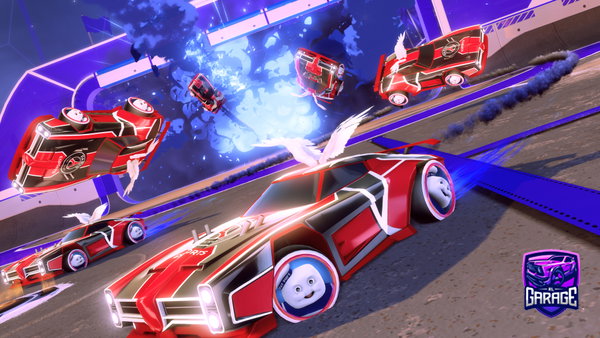 A Rocket League car design from Qrj