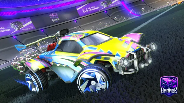 A Rocket League car design from Jasonkami