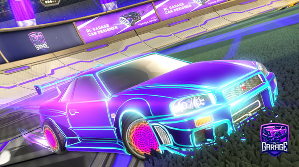 A Rocket League car design from BananBobo