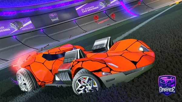 A Rocket League car design from stealthoxide9