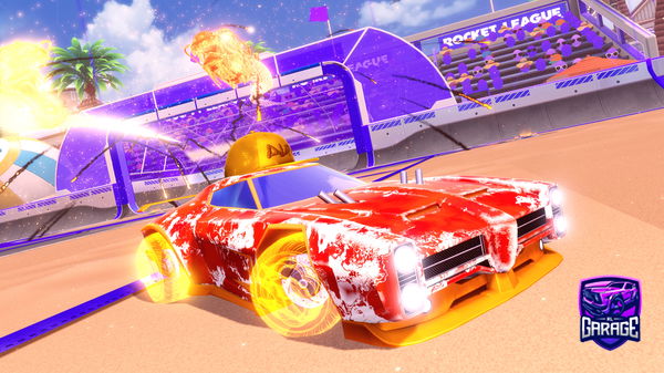 A Rocket League car design from VozifyGaming