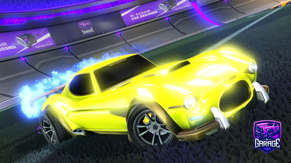 A Rocket League car design from rl_pusheenmg