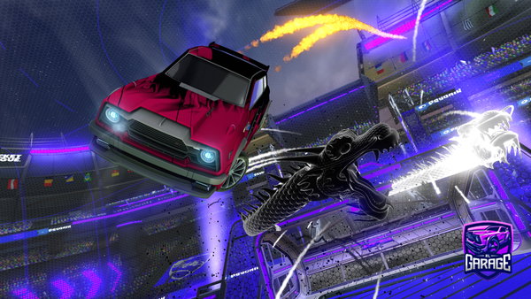 A Rocket League car design from KILLERonesevenfivesixsix