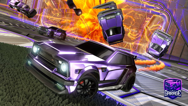 A Rocket League car design from Gramms-_-
