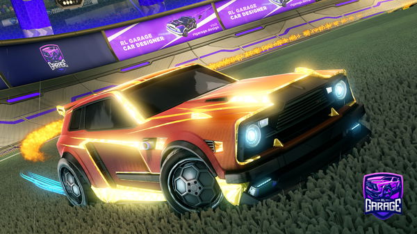 A Rocket League car design from FrostiNien