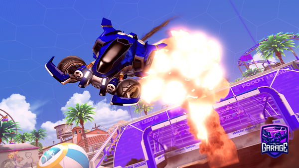 A Rocket League car design from AirFendt