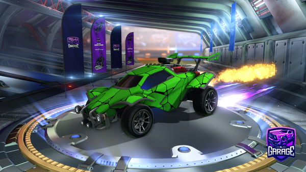 A Rocket League car design from Zestydawn