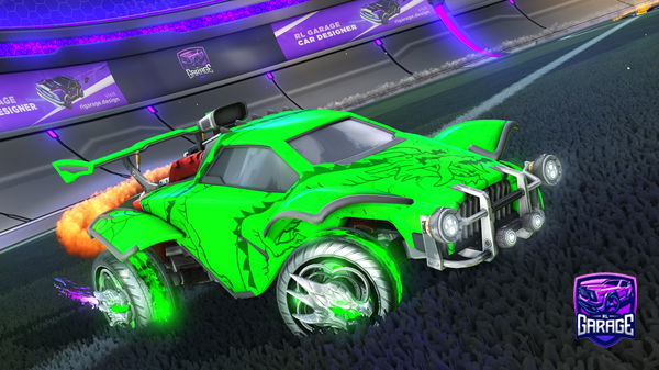 A Rocket League car design from Chickenboi77