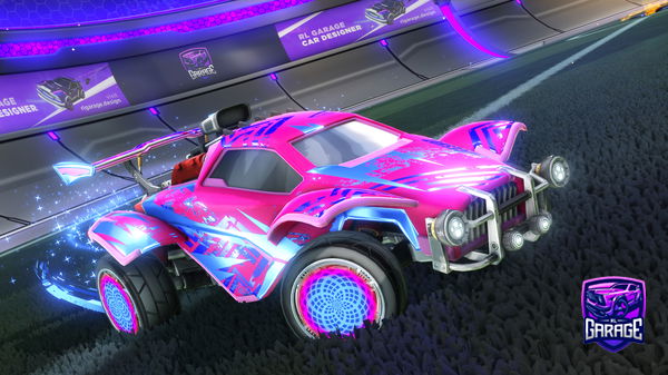 A Rocket League car design from sebyboy34