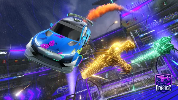 A Rocket League car design from PulseSpectrm