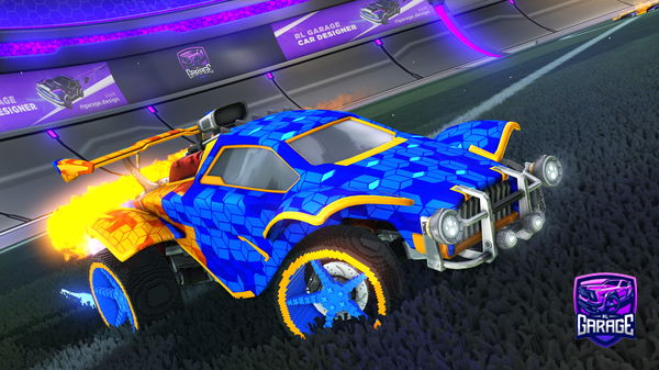 A Rocket League car design from GhostedMando10