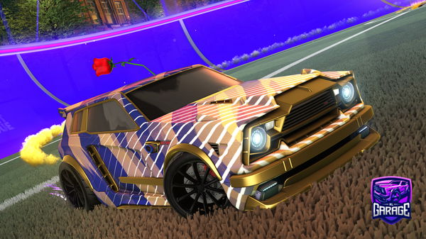 A Rocket League car design from Hey4093