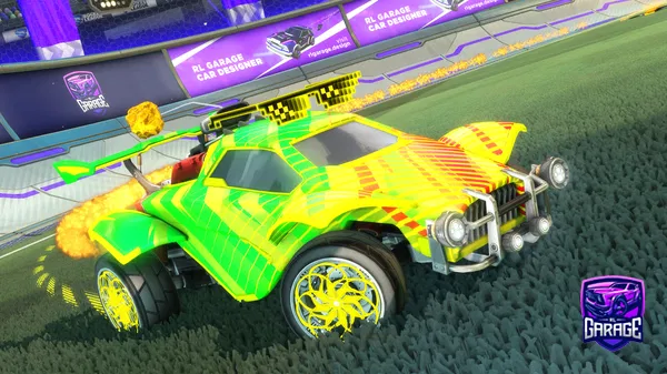 A Rocket League car design from Mippy_Boi