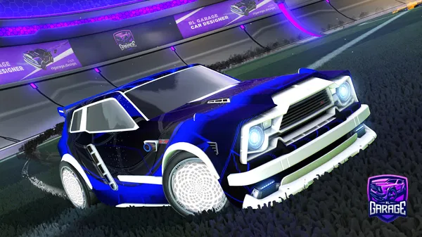 A Rocket League car design from Dvi011