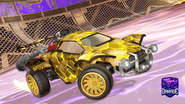 A Rocket League car design from CluelessXy