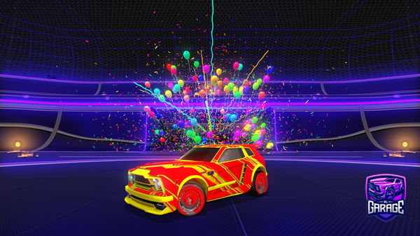 A Rocket League car design from KayakBackwards