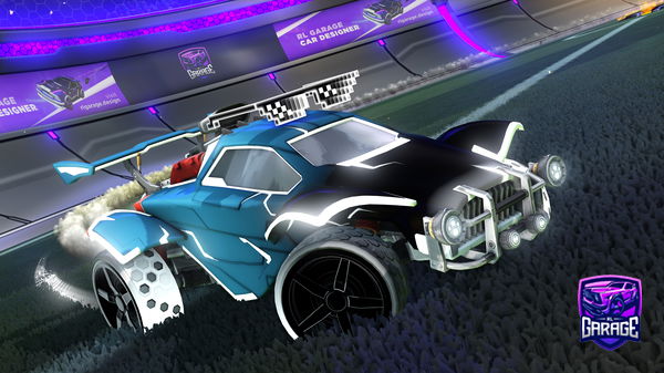 A Rocket League car design from solidRN