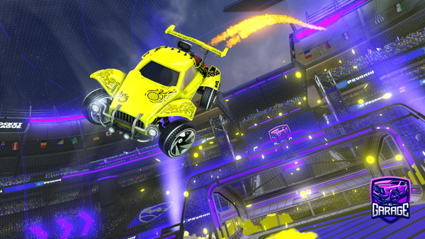 A Rocket League car design from bennyboyaggie