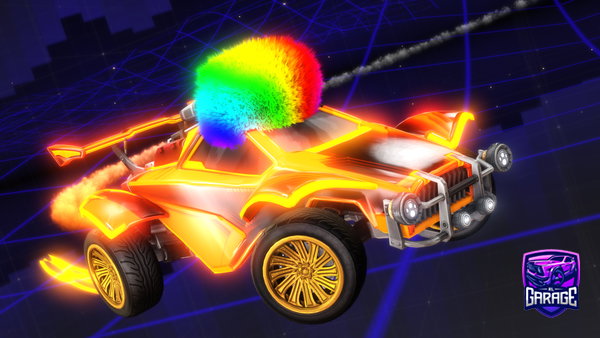 A Rocket League car design from RF_GAMER84