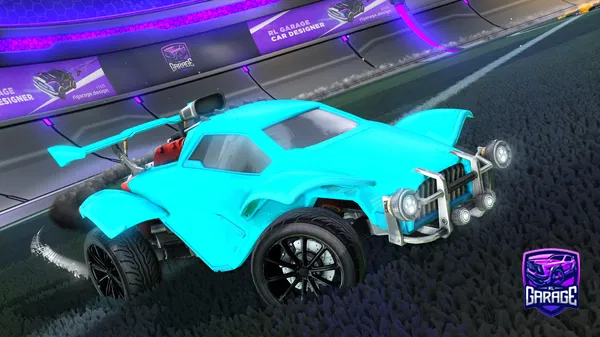 A Rocket League car design from Dxrkrl1