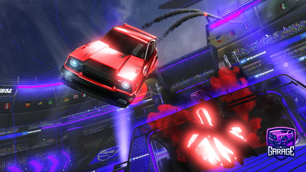 A Rocket League car design from TTVkarmaRL