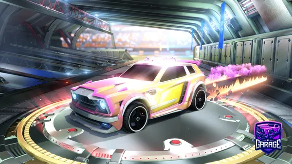 A Rocket League car design from SupbarMocha