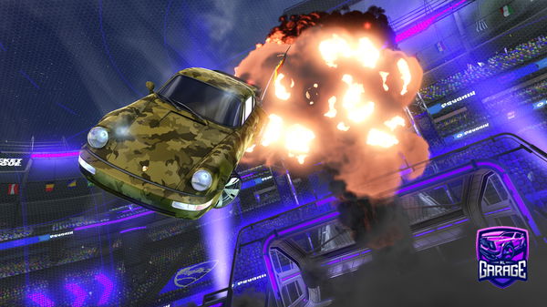 A Rocket League car design from Mops