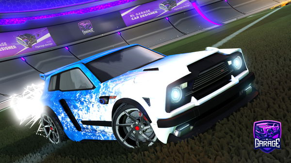 A Rocket League car design from GoBlitzy