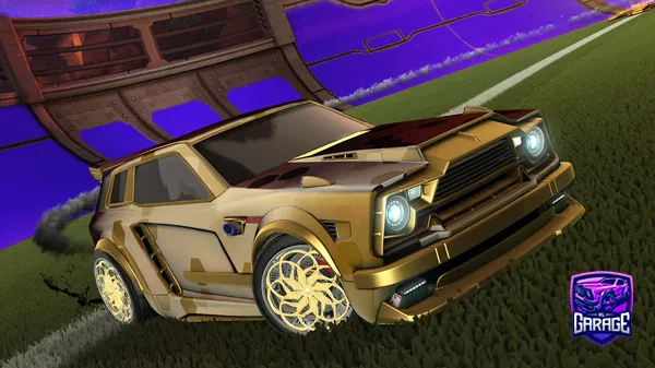 A Rocket League car design from magicdog89