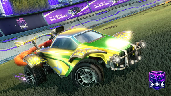 A Rocket League car design from Intermarchee