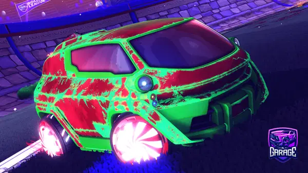 A Rocket League car design from supERin06