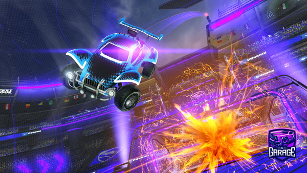A Rocket League car design from Alfiehoward123