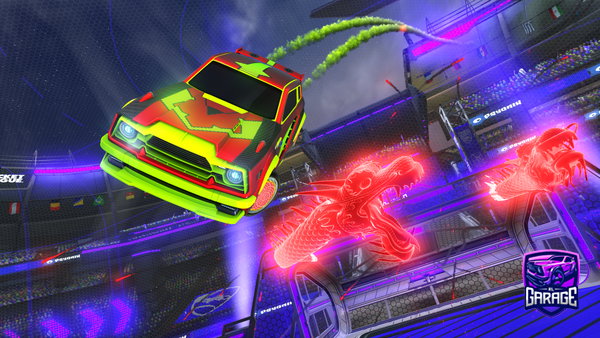 A Rocket League car design from Tyisnthere