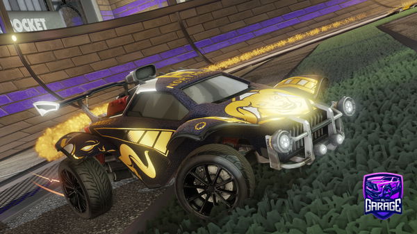 A Rocket League car design from Garou_DzZ