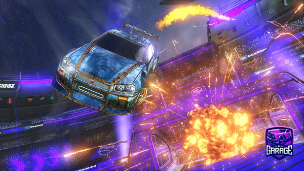 A Rocket League car design from vik_gg