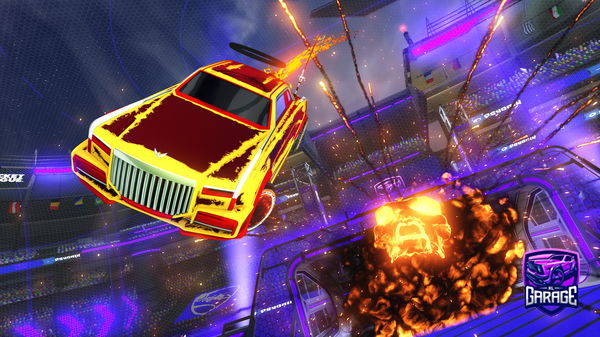 A Rocket League car design from Dominusatrix