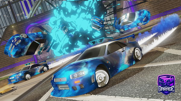 A Rocket League car design from Nustybro