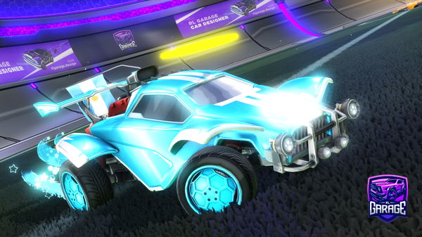 A Rocket League car design from morrubchen