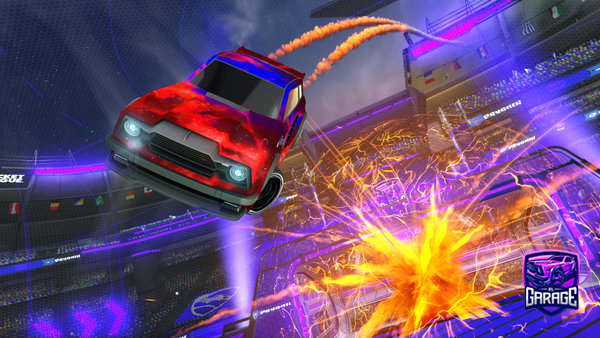 A Rocket League car design from SirFynnster